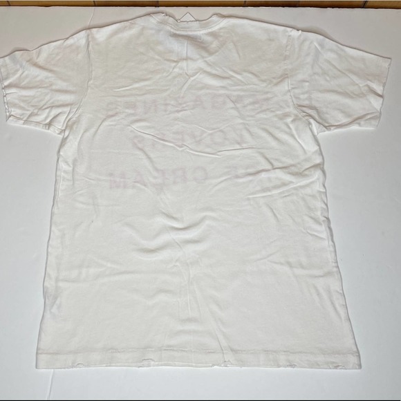 WILDFOX Magazine Lovers Love & Ice Cream Ivory Red Graphic T-Shirt NWT Crewneck - Picture 4 of 9
